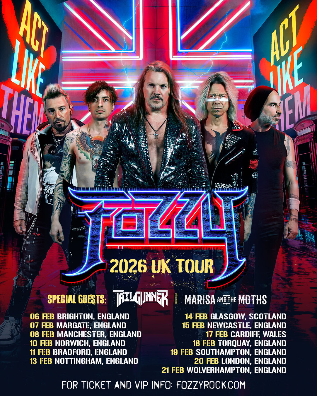 Fozzy - The Foundry Torquay